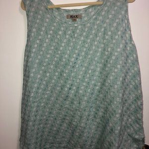 Flax 100% Linen sleeveless tank